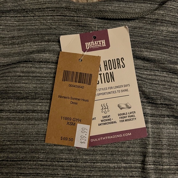 DULUTH NEW WITH TAGS MODEST LONG SUPER SOFT STRETCHY DRESS - Picture 4 of 7